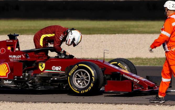 Motorsports: FIA Formula One World Championship, WM, Weltmeisterschaft 2020, Grand Prix of Tuscany, 5 Sebastian Vettel (GER, Scuderia Ferrari Mission Winnow), Scarperia Italy
