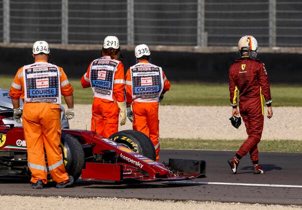 Sport Themen der Woche KW37 Sport Bilder des Tages Motorsports: FIA Formula One World Championship, WM, Weltmeisterschaft 2020, Grand Prix of Tuscany, 5 Sebastian Vettel (GER, Scuderia Ferrari Mission Winnow), Scarperia Italy