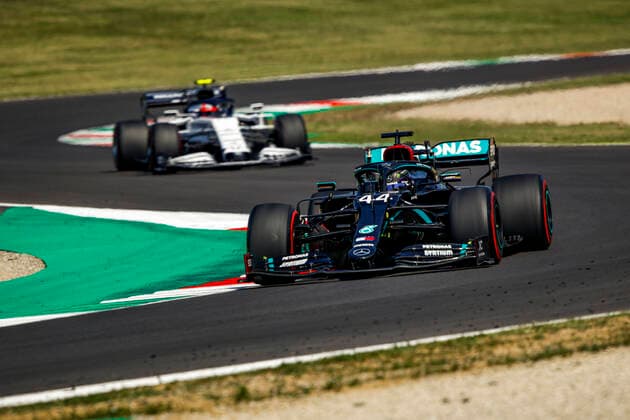 Motorsports: FIA Formula One World Championship, WM, Weltmeisterschaft 2020, Grand Prix of Tuscany, 44 Lewis Hamilton (GBR, Mercedes-AMG Petronas Formula One Team), Scarperia Italy