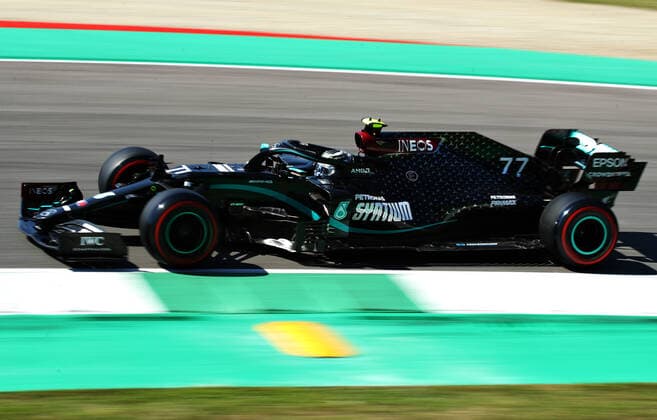 Motorsports: FIA Formula One World Championship, WM, Weltmeisterschaft 2020, Grand Prix of Tuscany Motorsports: FIA Formula One World Championship 2020, Grand Prix of Tuscany, 77 Valtteri Bottas (FIN, Mercedes-AMG Petronas Formula One Team),