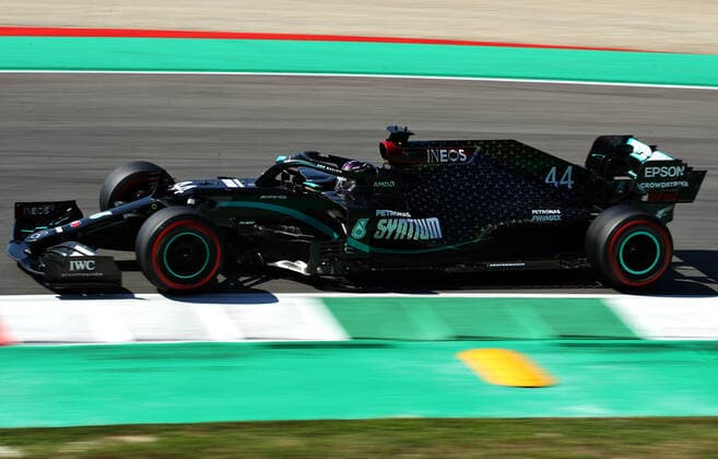 Motorsports: FIA Formula One World Championship, WM, Weltmeisterschaft 2020, Grand Prix of Tuscany Motorsports: FIA Formula One World Championship 2020, Grand Prix of Tuscany, 44 Lewis Hamilton (GBR, Mercedes-AMG Petronas Formula One Team),