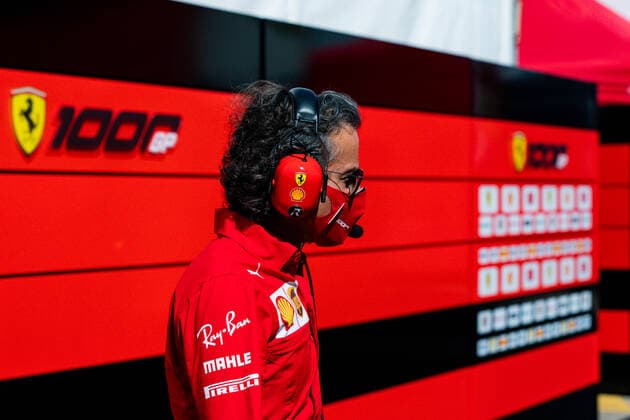 Motorsports: FIA Formula One World Championship, WM, Weltmeisterschaft 2020, Grand Prix of Tuscany Motorsports: FIA Formula One World Championship 2020, Grand Prix of Tuscany, Laurent Mekies (FRA, Scuderia Ferrari Mission Winnow),