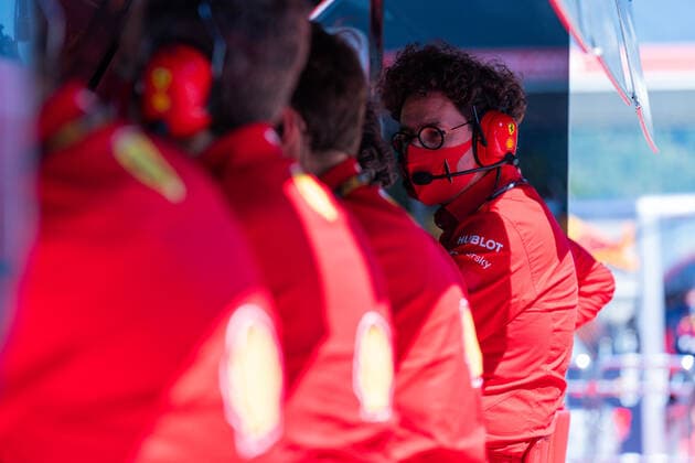Motorsports: FIA Formula One World Championship, WM, Weltmeisterschaft 2020, Grand Prix of Tuscany Motorsports: FIA Formula One World Championship 2020, Grand Prix of Tuscany, Mattia Binotto (ITA, Scuderia Ferrari Mission Winnow),