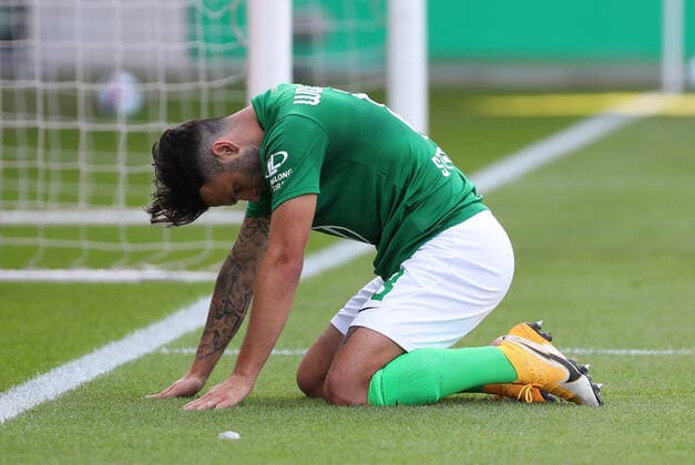 VfL vs Fürstenwalde, 1. Runde DFB Pokal Wolfsburg, 12.09.2020, FUßBALL - VfL Wolfsburg vs FSV Union Fürstenwalde, 1. Runde DFB Pokal, Saison 2020 21. Bild zeigt: Renato Steffen (VfL Wolfsburg) Wolfsburg