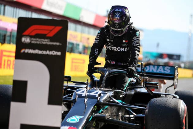Motorsports: FIA Formula One World Championship, WM, Weltmeisterschaft 2020, Grand Prix of Tuscany Motorsports: FIA Formula One World Championship 2020, Grand Prix of Tuscany, 44 Lewis Hamilton (GBR, Mercedes-AMG Petronas Formula One Team),