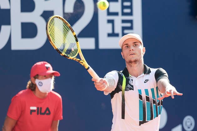 TENNIS - ATP, Tennis Herren Generali Open 2020 KITZBUEHEL,AUSTRIA,12.SEP.20 -TENNIS - ATP World Tour, Generali Open 2020. Image shows Miomir Kecmanovic (SRB). GEPAxpictures xPatrickxSteiner