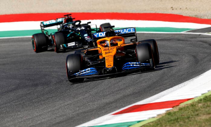 Motorsports: FIA Formula One World Championship, WM, Weltmeisterschaft 2020, Grand Prix of Tuscany, 55 Carlos Sainz (ESP, McLaren F1 Team), Scarperia Italy