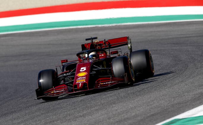 Motorsports: FIA Formula One World Championship, WM, Weltmeisterschaft 2020, Grand Prix of Tuscany, 5 Sebastian Vettel (GER, Scuderia Ferrari Mission Winnow), Scarperia Italy