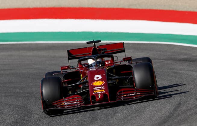 Motorsports: FIA Formula One World Championship, WM, Weltmeisterschaft 2020, Grand Prix of Tuscany, 5 Sebastian Vettel (GER, Scuderia Ferrari Mission Winnow), Scarperia Italy