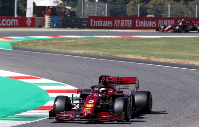 Motorsports: FIA Formula One World Championship, WM, Weltmeisterschaft 2020, Grand Prix of Tuscany, 5 Sebastian Vettel (GER, Scuderia Ferrari Mission Winnow), Scarperia Italy