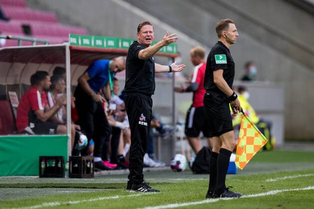 DFB Pokal, VSG Altglienicke - 1. FC Koeln; 12.09.2020 Markus Gisdol (Trainer 1. FC Koeln) DFB Pokal, VSG Altglienicke - 1. FC Koeln, Koeln, Rheinenergiestadion DFL REGULATIONS PROHIBIT ANY USE OF PHOTOGRAPHS AS IMAGE SEQUENCES AND OR QUASI-VIDEO. Copyright: xBEAUTIFULxSPORTS Wunderlx