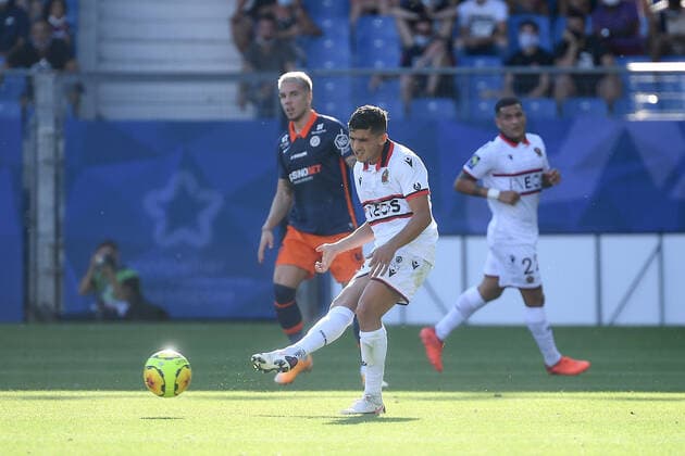 20 YOUCEF ATAL (NICE) FOOTBALL : Montpellier vs Nice - Ligue 1 Uber Eats - 12 09 2020 FEP Panoramic 