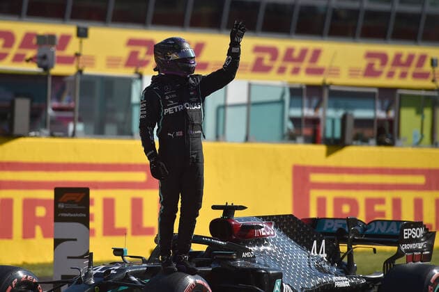Motorsports: FIA Formula One World Championship, WM, Weltmeisterschaft 2020, Grand Prix of Tuscany Motorsports: FIA Formula One World Championship 2020, Grand Prix of Tuscany, 44 Lewis Hamilton (GBR, Mercedes-AMG Petronas Formula One Team),