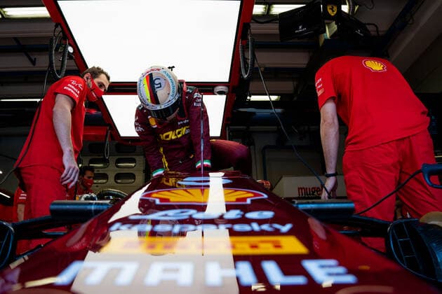 Motorsports: FIA Formula One World Championship, WM, Weltmeisterschaft 2020, Grand Prix of Tuscany Motorsports: FIA Formula One World Championship 2020, Grand Prix of Tuscany, 5 Sebastian Vettel (GER, Scuderia Ferrari Mission Winnow),