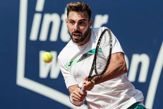 TENNIS - ATP, Tennis Herren Generali Open 2020 KITZBUEHEL,AUSTRIA,13.SEP.20 - TENNIS - ATP World Tour, Generali Open , final. Image shows Marcel Granollers (ESP). GEPAxpictures xPatrickxSteiner