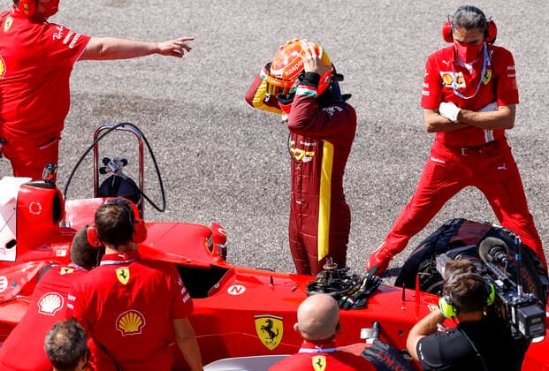 Motorsports: FIA Formula One World Championship, WM, Weltmeisterschaft 2020, Grand Prix of Tuscany, Mick Schumacher (GER) prepares to drive the Ferrari F2004 of his father Michael Schumacher Scarperia Italy