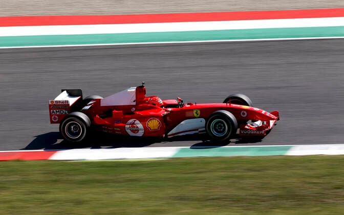 Motorsports: FIA Formula One World Championship, WM, Weltmeisterschaft 2020, Grand Prix of Tuscany, Mick Schumacher (GER) drives the Ferrari F2004 of his father Michael Schumacher Scarperia Italy
