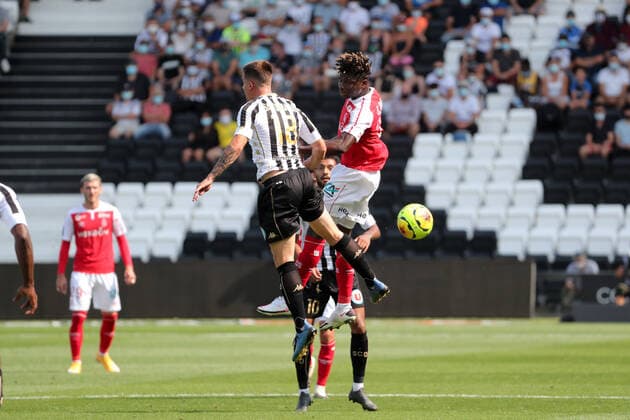 27 EL BILAL TOURE (REI) FOOTBALL : Angers vs Reims - Ligue 1 Uber Eats - 13 09 2020 FEP Panoramic 