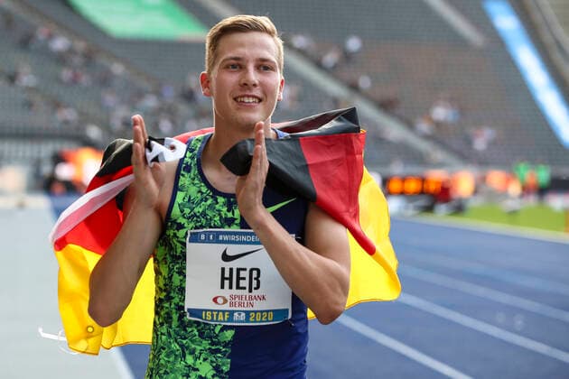 Bilder des Jahres 2020, Sport 09 September Sport Themen der Woche KW37 ISTAF; Berlin, 13.09.2020 Max Hess (GER); ISTAF am 13.09.2020 im Olympiastadion in Berlin (GER). *** ISTAF Berlin, 13 09 2020 Max Hess GER ISTAF on 13 09 2020 in the Olympic Stadium in Berlin GER Copyright: xBEAUTIFULxSPORTS AxelxKohringx