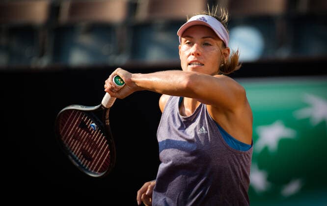 September 13, 2020, Rome, ITALY: Angelique Kerber of Germany during practice at the 2020 Internazionali BNL d Italia WTA, Tennis Damen Premier 5 tennis tournament Rome ITALY - ZUMAa181 20200913_zaa_a181_089 Copyright: xRobxPrangex