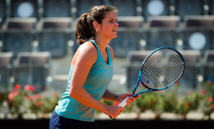 September 13, 2020, Rome, ITALY: Julia Goerges of Germany during practice at the 2020 Internazionali BNL d Italia WTA, Tennis Damen Premier 5 tennis tournament Rome ITALY - ZUMAa181 20200913_zaa_a181_098 Copyright: xRobxPrangex