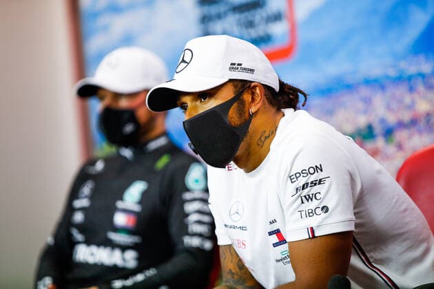 Motorsports: FIA Formula One World Championship, WM, Weltmeisterschaft 2020, Grand Prix of Tuscany Motorsports: FIA Formula One World Championship 2020, Grand Prix of Tuscany, 44 Lewis Hamilton (GBR, Mercedes-AMG Petronas Formula One Team),
