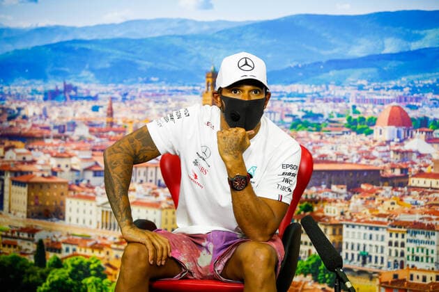 Motorsports: FIA Formula One World Championship, WM, Weltmeisterschaft 2020, Grand Prix of Tuscany Motorsports: FIA Formula One World Championship 2020, Grand Prix of Tuscany, 44 Lewis Hamilton (GBR, Mercedes-AMG Petronas Formula One Team),