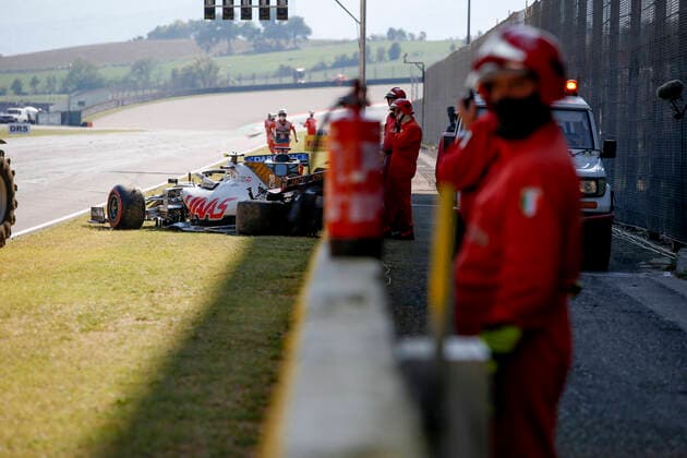 Motorsports: FIA Formula One World Championship, WM, Weltmeisterschaft 2020, Grand Prix of Tuscany, Car of 20 Kevin Magnussen (DEN, Haas F1 Team), Scarperia Italy