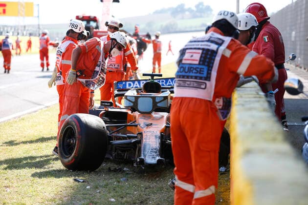 Motorsports: FIA Formula One World Championship, WM, Weltmeisterschaft 2020, Grand Prix of Tuscany, Car of 55 Carlos Sainz (ESP, McLaren F1 Team), Scarperia Italy