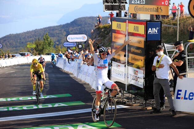 13-09-2020 Tour De France; Tappa 15 Lyon - Grand Colombier; 2020, Uae - Emirates; Pogacar, Tadej; Grand Colombier; 