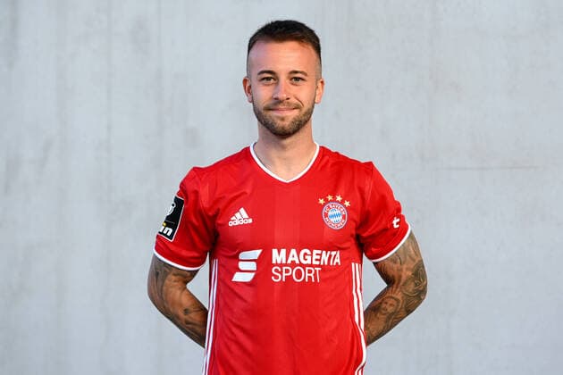 Angelo Mayer; FC Bayern München II; 3. Liga, Porträttermin 2020 2021