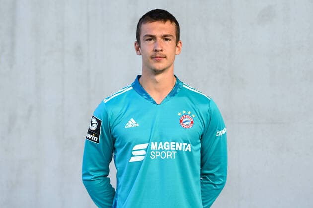 Lukas Schneller; FC Bayern München II; 3. Liga, Porträttermin 2020 2021