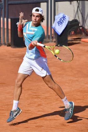 Photo Alfredo Falcone - LaPresse 14 09 2020 Roma (Italy) Tennis Giulio Zeppieri (ita) vs Lorenzo Musetti (ita) Internazionali BNL d Italia 2020 In the pic:Giulio Zeppieri  Copyright: xAlfredoxFalcone LaPressex