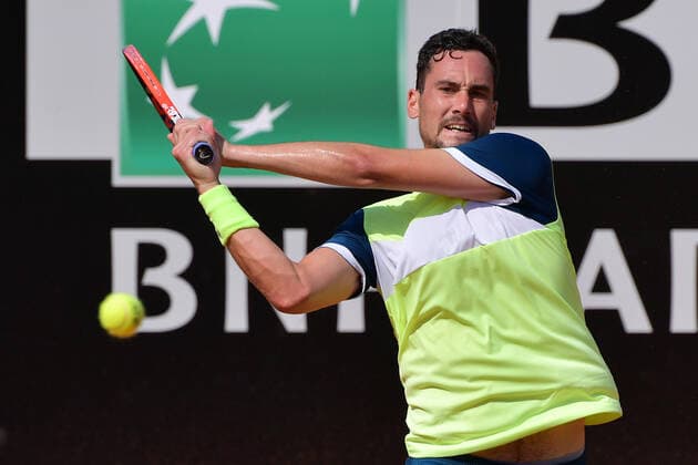 Photo Alfredo Falcone - LaPresse 14 09 2020 Roma (Italy) Tennis Grigor Dimitrov (bul) vs Gianluca Mager (ita) Internazionali BNL d Italia 2020 In the pic:Gianluca Mager  Copyright: xAlfredoxFalcone LaPressex