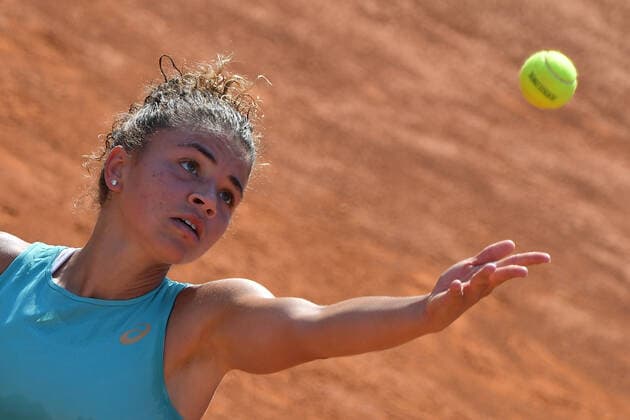 Photo Alfredo Falcone - LaPresse 14 09 2020 Roma (Italy) Tennis Anastasija Sevastova (lat) vs Jasmine Paolini (ita) Internazionali BNL d Italia 2020 In the pic:Jasmine Paolini  Copyright: xAlfredoxFalcone LaPressex