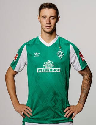 Portraitstermin Werder Bremen Marco Friedl (Werder Bremen 32) ; Werder Bremen; 1.BL, Porträttermin 2020 2021