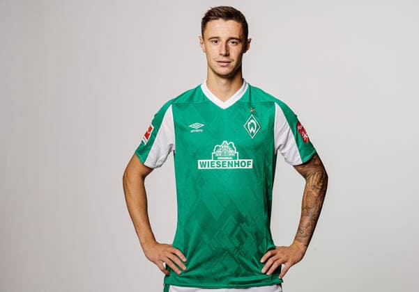 Portraitstermin Werder Bremen Marco Friedl (Werder Bremen 32) ; Werder Bremen; 1.BL, Porträttermin 2020 2021