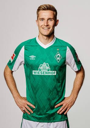 Portraitstermin Werder Bremen Johannes Eggestein (Werder Bremen 24) ; Werder Bremen; 1.BL, Porträttermin 2020 2021