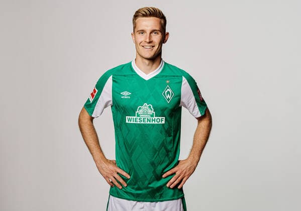 Portraitstermin Werder Bremen Johannes Eggestein (Werder Bremen 24) ; Werder Bremen; 1.BL, Porträttermin 2020 2021