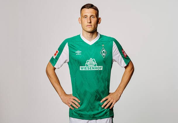 Portraitstermin Werder Bremen Maximilian Eggestein (Werder Bremen 35) ; Werder Bremen; 1.BL, Porträttermin 2020 2021