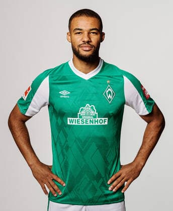 Portraitstermin Werder Bremen Jean Manuel Mbom (Werder Bremen 34) ; Werder Bremen; 1.BL, Porträttermin 2020 2021