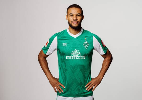 Portraitstermin Werder Bremen Jean Manuel Mbom (Werder Bremen 34) ; Werder Bremen; 1.BL, Porträttermin 2020 2021