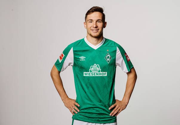 Portraitstermin Werder Bremen Oscar Schoenfelder Schönfelder (Werder Bremen Neuzugang 16) ; Werder Bremen; 1.BL, Porträttermin 2020 2021