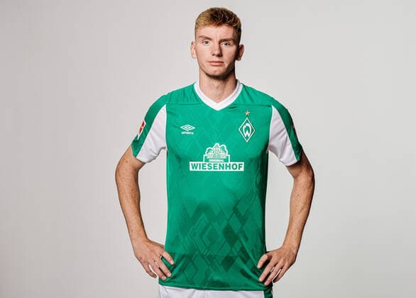 Portraitstermin Werder Bremen Nick Woltemade (werder Bremen 41) ; Werder Bremen; 1.BL, Porträttermin 2020 2021