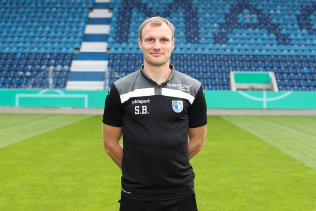 Co-Trainer Silvio Bankert (1. FC Magdeburg) - 3. Liga Saison 2020-2021 3. Liga Portraittermin 2020 2021 offizieller Fototermin 1. FC Magdeburg in der MDCC Arena in Magdeburg - Porträt, Portrait,Deutschland, Fussball, Mann, Maenner,GER,10.09.2020
