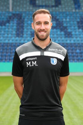 Co-Trainer Matthias Mincu (1. FC Magdeburg) - 3. Liga Saison 2020-2021 3. Liga Portraittermin 2020 2021 offizieller Fototermin 1. FC Magdeburg in der MDCC Arena in Magdeburg - Porträt, Portrait,Deutschland, Fussball, Mann, Maenner,GER,10.09.2020