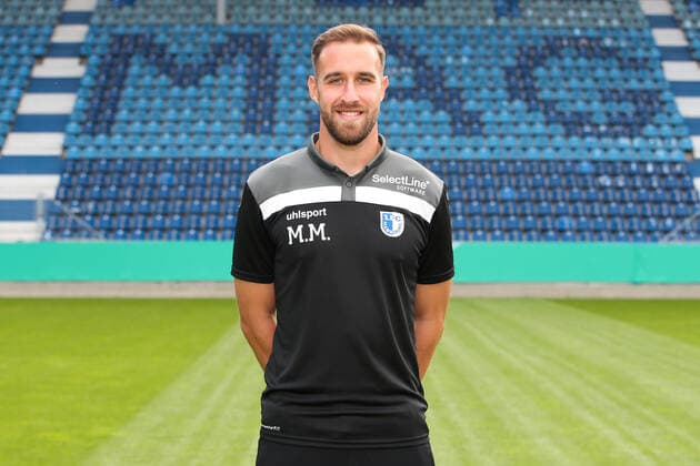 Co-Trainer Matthias Mincu (1. FC Magdeburg) - 3. Liga Saison 2020-2021 3. Liga Portraittermin 2020 2021 offizieller Fototermin 1. FC Magdeburg in der MDCC Arena in Magdeburg - Porträt, Portrait,Deutschland, Fussball, Mann, Maenner,GER,10.09.2020