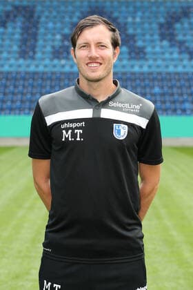 Torwarttrainer Matthias Tischer (1. FC Magdeburg) - 3. Liga Saison 2020-2021 3. Liga Portraittermin 2020 2021 offizieller Fototermin 1. FC Magdeburg in der MDCC Arena in Magdeburg - Porträt, Portrait,Deutschland, Fussball, Mann, Maenner,GER,10.09.2020