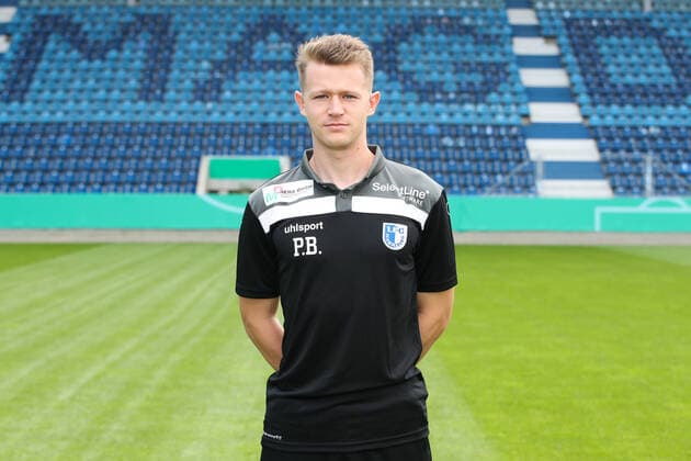 Physiotherapeut Philipp Brix (1. FC Magdeburg) - 3. Liga Saison 2020-2021 3. Liga Portraittermin 2020 2021 offizieller Fototermin 1. FC Magdeburg in der MDCC Arena in Magdeburg - Porträt, Portrait,Deutschland, Fussball, Mann, Maenner,GER,10.09.2020