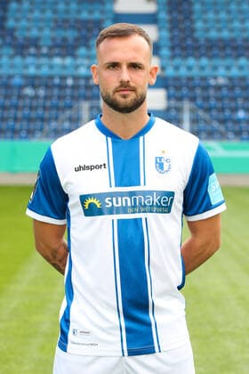Luka Sliskovic (1. FC Magdeburg,7) - 3. Liga Saison 2020-2021 3. Liga Portraittermin 2020 2021 offizieller Fototermin 1. FC Magdeburg in der MDCC Arena in Magdeburg - Porträt, Portrait,Deutschland, Fussball, Mann, Maenner,GER,10.09.2020